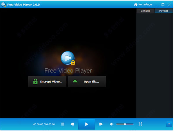 Gilisoft Free Video Player（免费视频加密器）