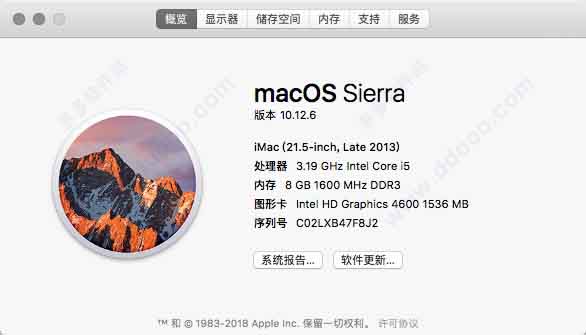 macOS Sierra 10.12.6