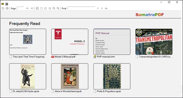 sumatra pdf阅读器