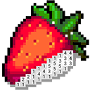 草莓涂涂数字填色游戏